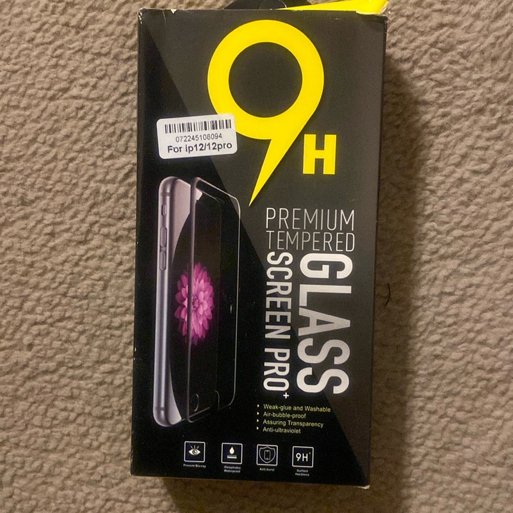 iPhone 12/12 proTempered glass screen protectors
